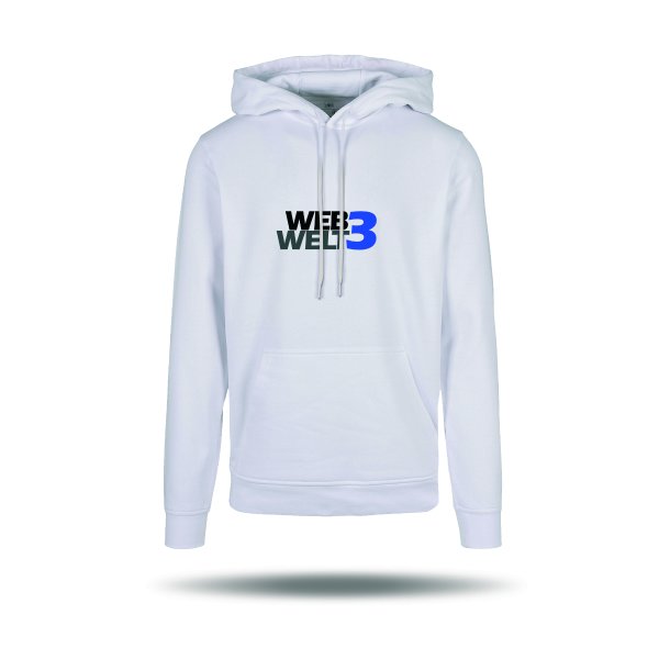 Web3 Welt Hoodie - white