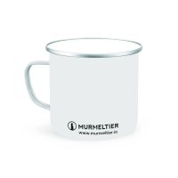 Web3Welt Emaille Tasse