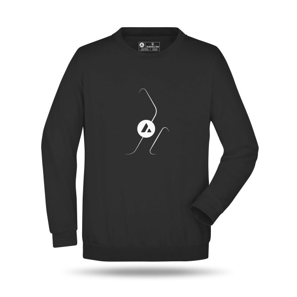 Avax - Avalanche Crewneck Forma - black