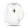 Ethereum Organic Logo Crewneck  - white