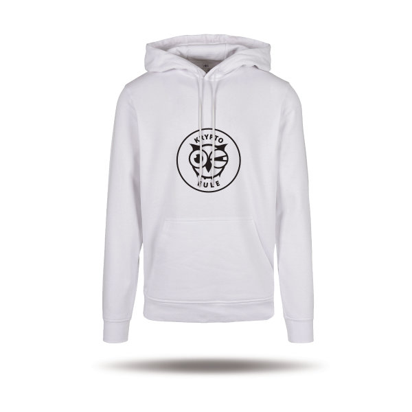 Krypto Eule Hoodie - white