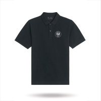 Krypto Eule Organic Pique Polo - black