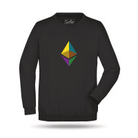 Ethereum Organic Crewneck vic  - black