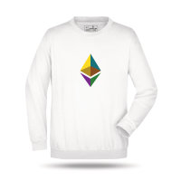 Ethereum Organic Crewneck vic  - white