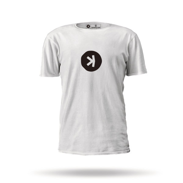 Kaspa Logo Tee - white