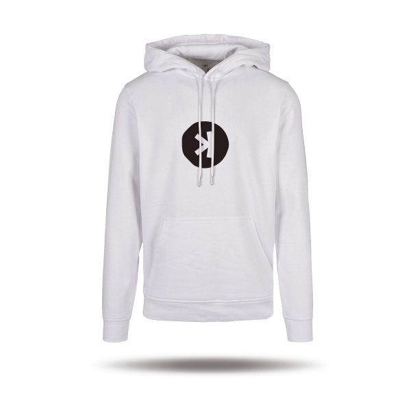 Kaspa Organic Logo Hoodie - white