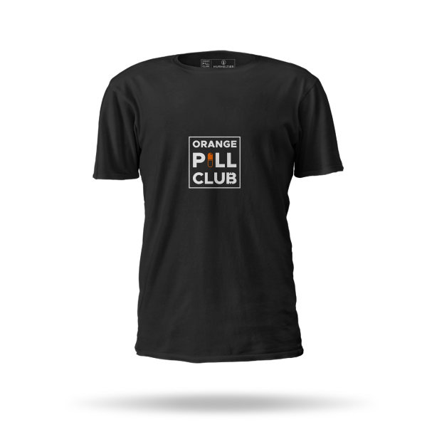 Orange Pill Club - Bold Classic Tee