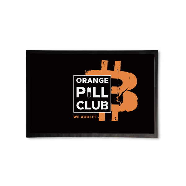 Orange Pill Club - Fußmatte in verschiedenen Designs