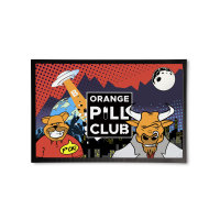 Orange Pill Club - Fußmatte in verschiedenen Designs